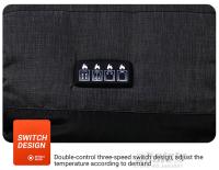 Chaleco Calentado Para Hombres Y Mujeres Tamaño 6XL Chaqueta Eléctrica USB Calentador Corporal Térmico Para Invierno Motorista - details 19