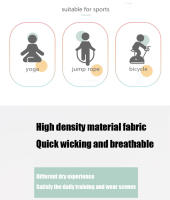 Leggings De Yoga Para Mujer De Color Sólido Y Sin Costuras Con Cintura Alta Push up Para Fitness Running Y Gimnasio Talla Verdadera - details 1