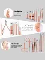 Kit De Manicura Y Pedicura Profesional Para Mujeres Herramientas De Cuidado Incluye Facial Uñas Y Pies Acero Inoxidable - details 5