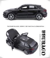 Modelo De Coche De Lujo Clásico Porsche Macan De Bburago 1:24 En Aleación De Metal Juguete De Colección Regalo SUV Todoterreno Sin Batería Para Niños Y Adultos - details 3