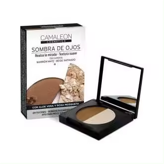 Camaleon Cosmetics Sombra De Ojos Marrón + Beige 2,3G - 1