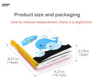 Libros De Tela Suave Para Bebé Con Sonido De Raspadura Libros Quietos Para Infantes Juguetes Educativos De Aprendizaje Temprano Para Recién Nacidos Hasta 12 Meses Juguete De Rattler Para Regalos Para Bebés - details 25
