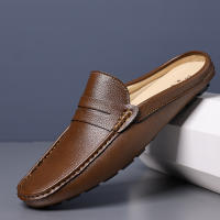 Zapatos Casuales De Verano Para Hombre YRZL Mocasines De Cuero Hechos a Mano Moda Driving Pantuflas De Conducción Slip on Loafers Para Exteriores - details 8