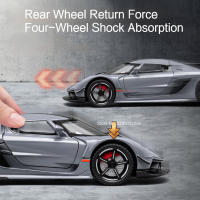 Coche De Juguetes De Metal Jesko a Escala 1/22 Modelo Diecast Con Función De Retroceso Puertas Abreables Para Niños Regalos Para El Día De Los Niños - details 7
