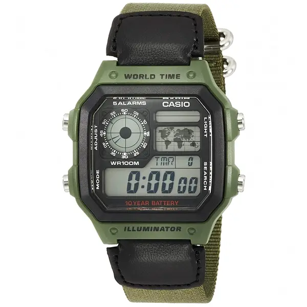 Reloj Digital Vintage Casio AE-1200WHB-3B Original Nuevo para Hombre - 1