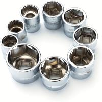 Juego De 12 Piezas De Juego De Herramientas De Diapositiva 3/8", CR-V Métricas E Imperiales Con Llave De Manivela De Liberación Rápida Para Reparación De Automóviles - details 2