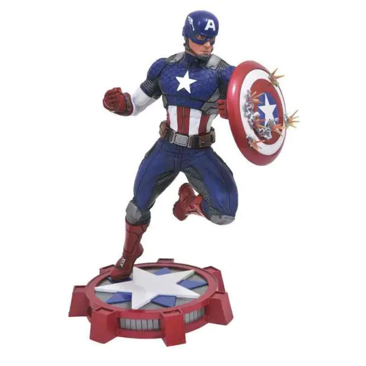 Figura Marvel Avengers Capitán América Diamond Collection 25 Cm - 1