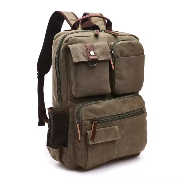 Mochila De Lona Para Hombres MARKROYAL Bolso De Hombre Para Estudiantes Con Capacidad Para Portátil De 15 Pulgadas Bolsa Escolar Casual Para Adolescentes - 1