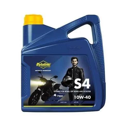 Aceite Putoline S4 10W40 4 litros Aceite mineral de Alta Calidad para Motos - 1