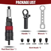 Kit De Herramienta De Soldadura Eléctrica Con Adaptador De Taladro No Arecionado Herramienta De Soldadura Eléctrica Para DIY En El Hogar 2.4mm/3.2mm/4.0mm/4.8mm/6.4mm - details 6