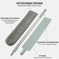 Cepillo De Limpieza Para Muebles Con Mango Extensible Y 2 Cubiertas De Microfibra Herramienta De Limpieza Para Bajo Muebles Gap Dust Cleaner - details 15