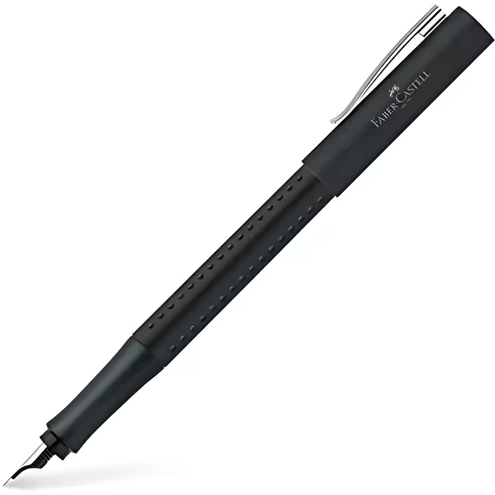 Faber castell pluma estilográfica grip 2011 ef negro mate - 1