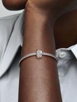Pandora - Charm de clip con Corazones-Plata de Lei - details 3