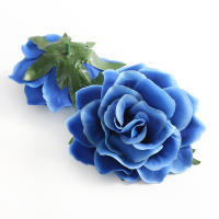 2/5Pcs Rosas Artificiales De 11CM Para Decoración De Hogar Y Jardín Decoración De Boda Y Fiesta Accesorios Para Manualidades - details 14