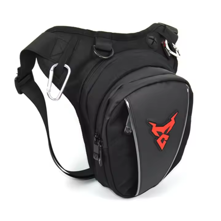 Bolsa De Pierna Para Motocicleta Impermeable Con Móvil Táctico De Oxford Bolsa De Cinturón De Bum Para Viajes Y Teléfono Móvil - 1