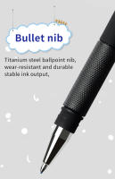Lápiz De Gel Negro 0.7mm Tapa De Punta Bola Para Firmar Y Escribir 3/6/12 Piezas Alta Calidad Material Plástico Suministros Escolares - details 3
