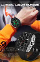 Reloj De Pulsera Digital SANDA Para Hombre Resistente Al Agua Con Display LED Y Múltiples Funciones Deportivas Y Militares De Silicona - details 11