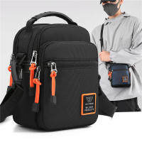 Bolso Pequeño De Nylon Para Hombre 2024 Moda Casual Bolso De Hombro Cruzado Maletero Mini Para Occasiones Variadas Cierre De Cremallera - details 1