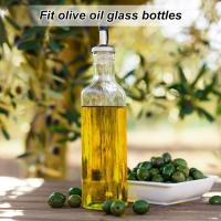 Taponadores De Vino De Acero Inoxidable 90mm/3.54" Con Boquilla Para Aceite De Oliva Y Cubos De Goma Para Protección Contra Polvo - details 5