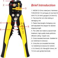 Ajustable Cortador De Cable Y Desencapador Automático Multifuncional Herramienta Manual Para Terminales Y Enchufes - details 2