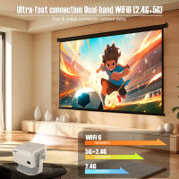 Proyector Magcubic 4K L018 Android11 Native 1080P Auto Focus Y Keystone BT5.2 WIFI6 Allwinner H713 Portátil 360° Rotación - details 9
