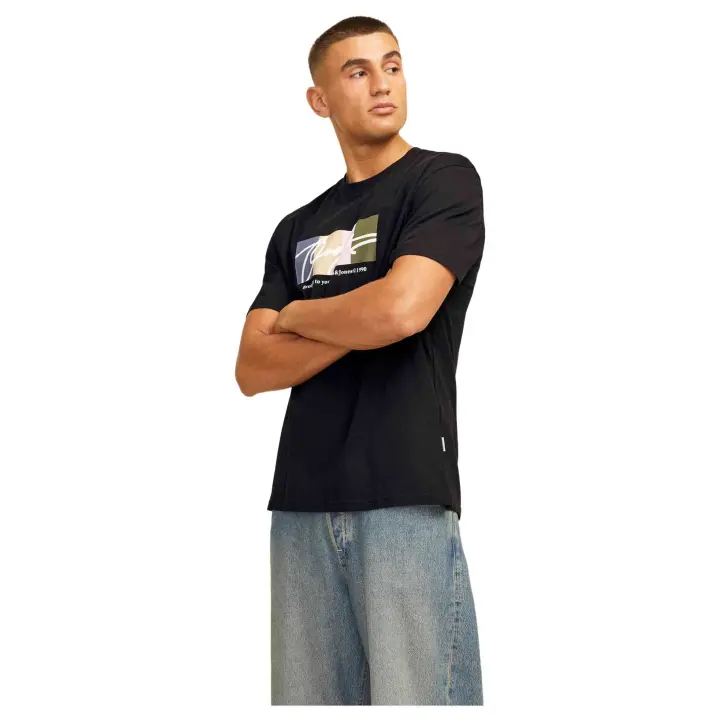 Camiseta de Manga Corta Jack&Jones  para hombre en color negro - 1