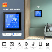 Termostato Wifi Slimme Con Pantalla Táctil LCD Para Calentamiento Por Electricidad Agua Y Gas Control Remoto Tuya - details 1