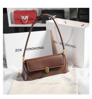 Bolso De Hombro Retro Para Mujer De Cuero Genuino Color Sólido Versátil Para Primavera Y Verano Diseño Nítido Porta Llaves - details 20