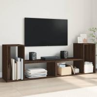 vidaXL Muebles de TV 2 uds madera ingeniería roble marrón 75x30x50 cm - details 0