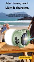 Lámpara Portátil Solar LED Recargable Impermeable Para Exteriores Noche Mercado Camping Tienda De Acampar Emergencia - details 7