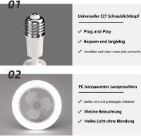 Ventilador de techo cerrado con luz y control remoto, ventilador de techo LED con luz, ventilador de techo moderno de perfil bajo para dormitorio, - details 0