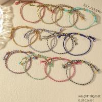 Juego De 12 Pulseras De Lona Hechas a Mano Estilo Vintage Con Moños Para Mujer Accesorios Diarios Adecuado Para Banquete - details 4