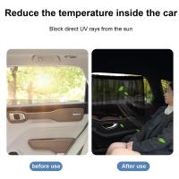 Cortinas De Privacidad Para Automóvil Con Protección Solar Y Ventosa Accesorios De Vehículo Para Ventanas Laterales Material No Tejido Estándar - details 3