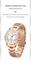 Reloj De Mujer NAVIFORCE De Lujo Moda Casual En Acero Inoxidable Resistente Al Agua Para La Vida Diaria Regalo Para Novia - details 8