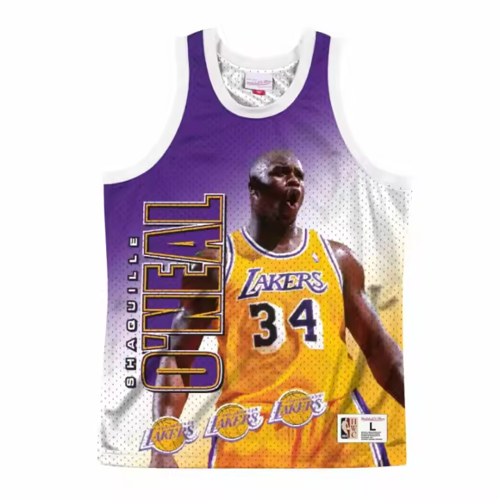 Camiseta Shaquile O´Neal NBA Behind The Back Los Angeles Lakers - Mitchell and Ness - 1