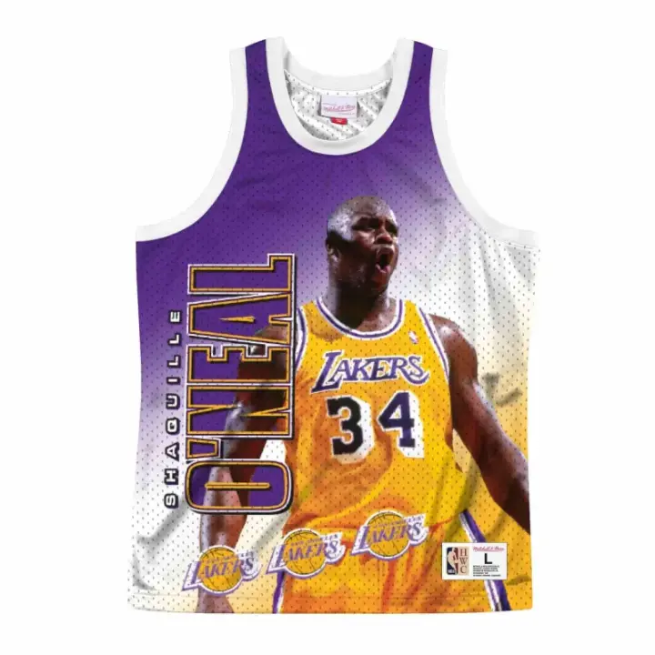 Camiseta Shaquile O´Neal NBA Behind The Back Los Angeles Lakers - Mitchell and Ness - 1