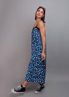 Vestido Animal print azul de Keep and Trendy. Lencero Animal Print.  . Vestido lencero azul con estampado en tonos blancos y negros. - details 7