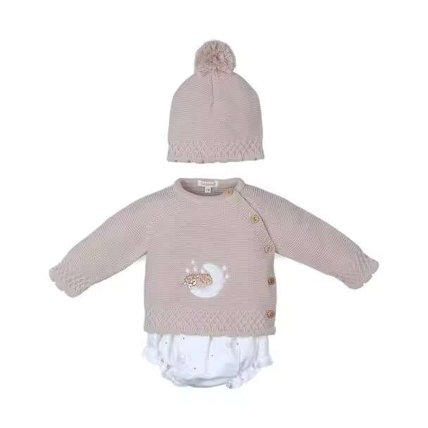 Conjunto de 3 piezas manga larga para bebé-31780-Tony Bambino - 1