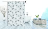 Cortina de ducha de material PEVA con dibujos variable, tela impermeable, 180x180cm,cortina de partición gruesa a prueba de moho, cortina decorativa de baño, 1 paquete - details 7