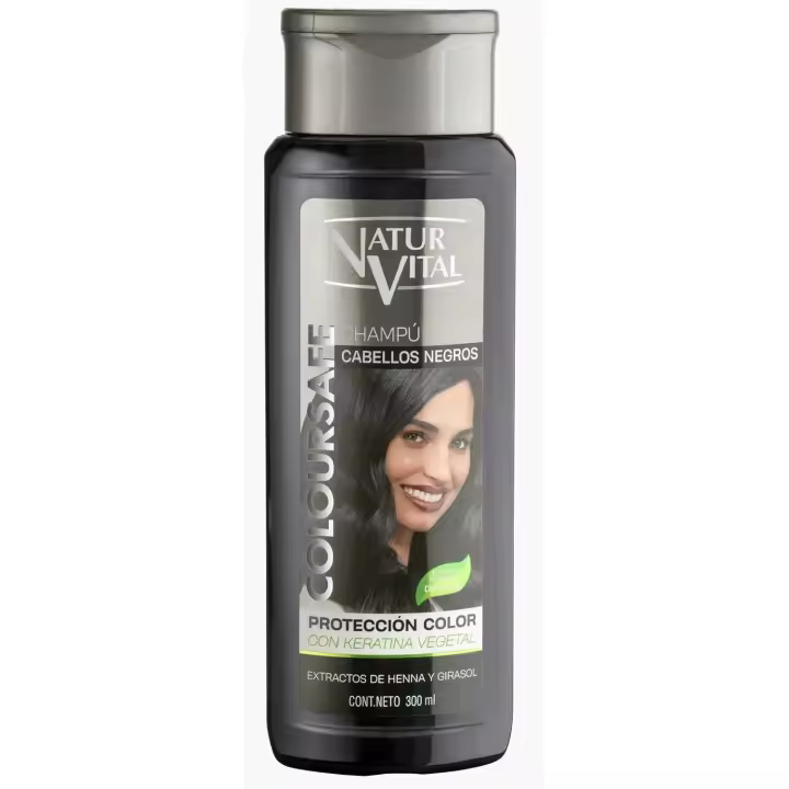 NATURALEZA Y VIDA Champú Color Negro 300 ml - 1