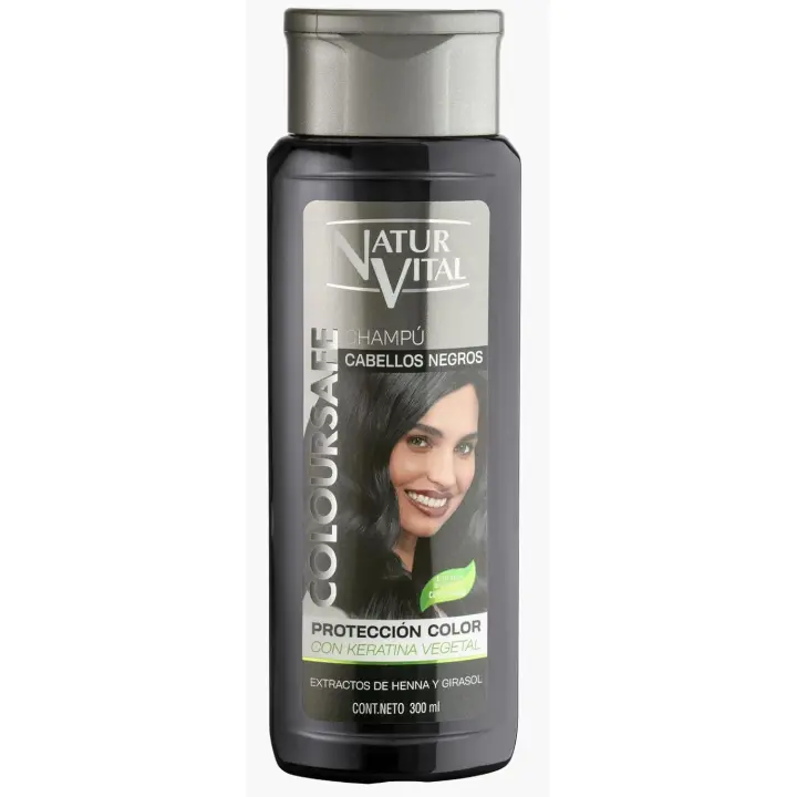 NATURALEZA Y VIDA Champú Color Negro 300 ml - 1