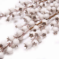 Rama De Bayas Blancas Artificiales Para Arreglos Florales Y Decoración De Navidad 1 Pieza Decoración De Árbol Con Falsas Nieves Para Manualidades Y Casa - details 5