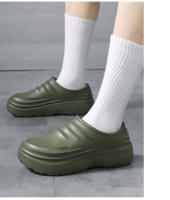 Nuevos Zapatos Casuales Para Hombres Impermeables Antideslizantes Con Suela Suave Y Gruesa Botas De Lluvia Para Exteriores Talla Grande - details 14