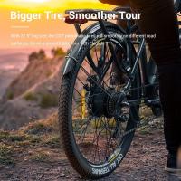 Eleglide T1 Bicicleta eléctrica de trekking con neumáticos de 27,5 pulgadas, batería de 36V 13Ah, motor de 250W, Shimano 7 velocidades, velocidad máxima de 25 km/h, alcance máximo de 100 km, resistente al agua IPX4, freno de disco dual - details 10