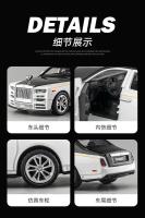 Modelo De Coche De Aleación De Metal Rolls Royce Phantom Sedán 1:36 Con Sonido Y Luz Juguete De Colección Para Niños Regalos - details 5