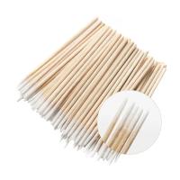 100-500Pcs Palitos De Limpieza De Madera Con Cabeza De Algodón Para Manicura Y Pintura De Uñas Herramienta De Corrección Y Remoción De Pintura De Uñas - details 4