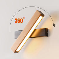 Aplique de pared LED giratorio de 360 °, aplique de pared para interiores, Luz Cálida de 4 W - details 1