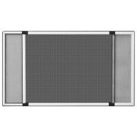 vidaXL Mosquitera extensible para ventanas blanco (100-193)x75 cm - details 1