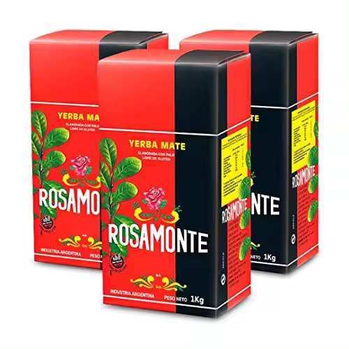 Rosamonte Pack de 3 Kilos de Yerba Mate - Qumir - 1
