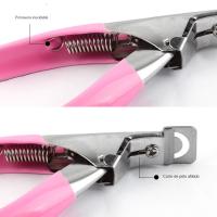 Tijeras De Acrílico De Açoite Con 10pcs De Imán Cortador De Uñas Postizas De Acero Inoxidable Arco Iris Herramientas De Manicura - details 5